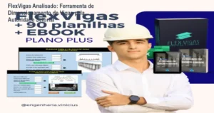 FlexVigas - Análise técnica por Vinícius Wilk com fundo de engenharia estrutural