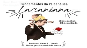 Mauro Muniz explicando conceitos de Lacan em aula online | Fundamentos da Psicanálise Lacaniana