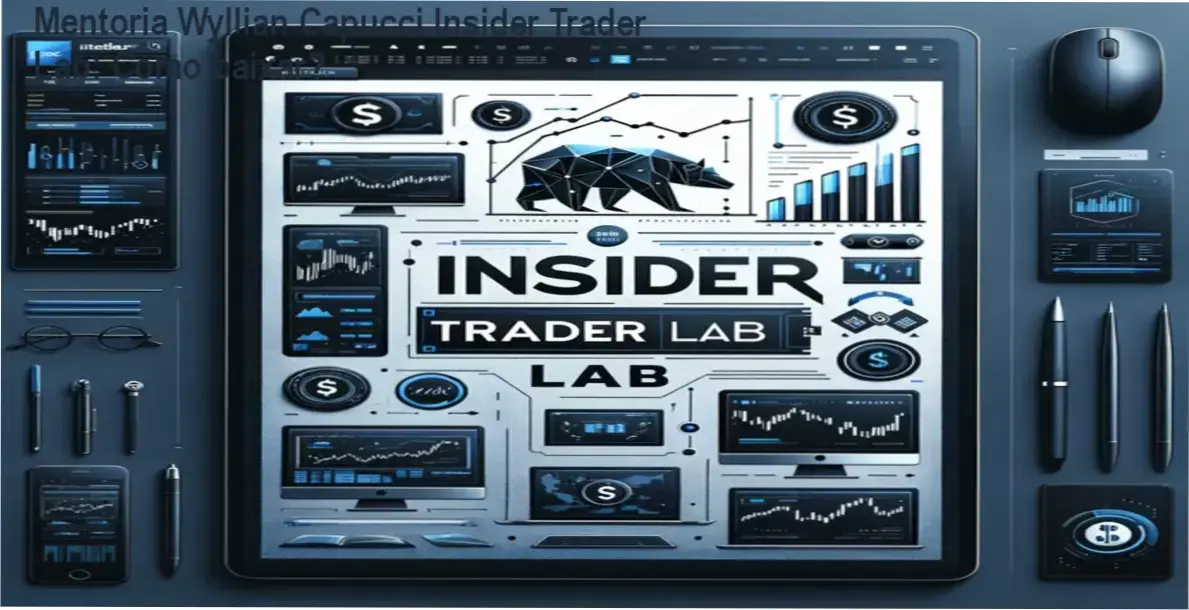 Captura da página de download oficial do Insider Trader Lab