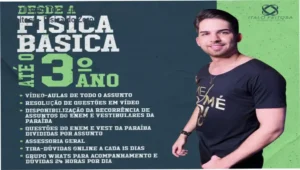Professor Ítalo Feitosa explicando conceitos de física com linguagem acessível