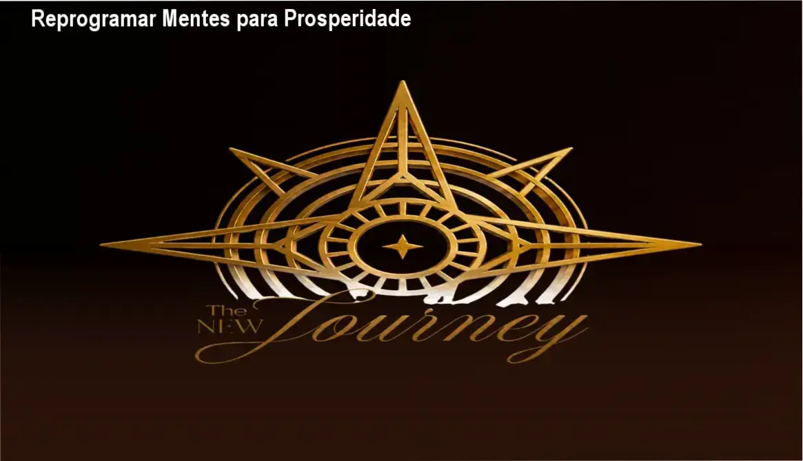 Apresentação central do curso The New Journey com destaque para a autora Izabela Fam e a metodologia Monte seu estruturada em quatro pilares.