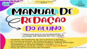 Manual de Redação do Aluno - Prof. Pascoal - visão interna do material PDF