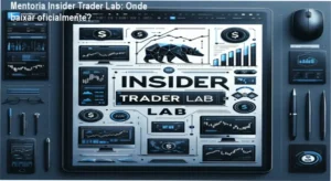 Página oficial mostrando o download da mentoria Insider Trader Lab