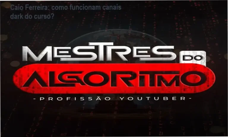 Caio Ferreira: como funcionam canais dark do curso?