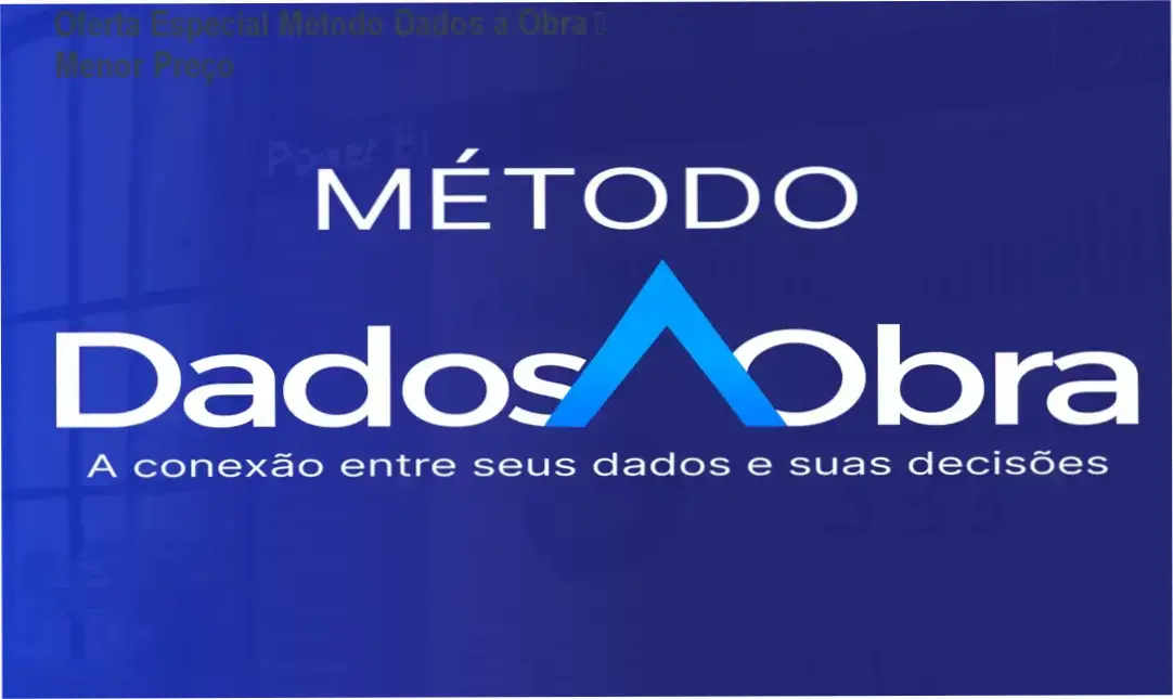 Método Dados à Obra – Menor Preço com Oferta Especial