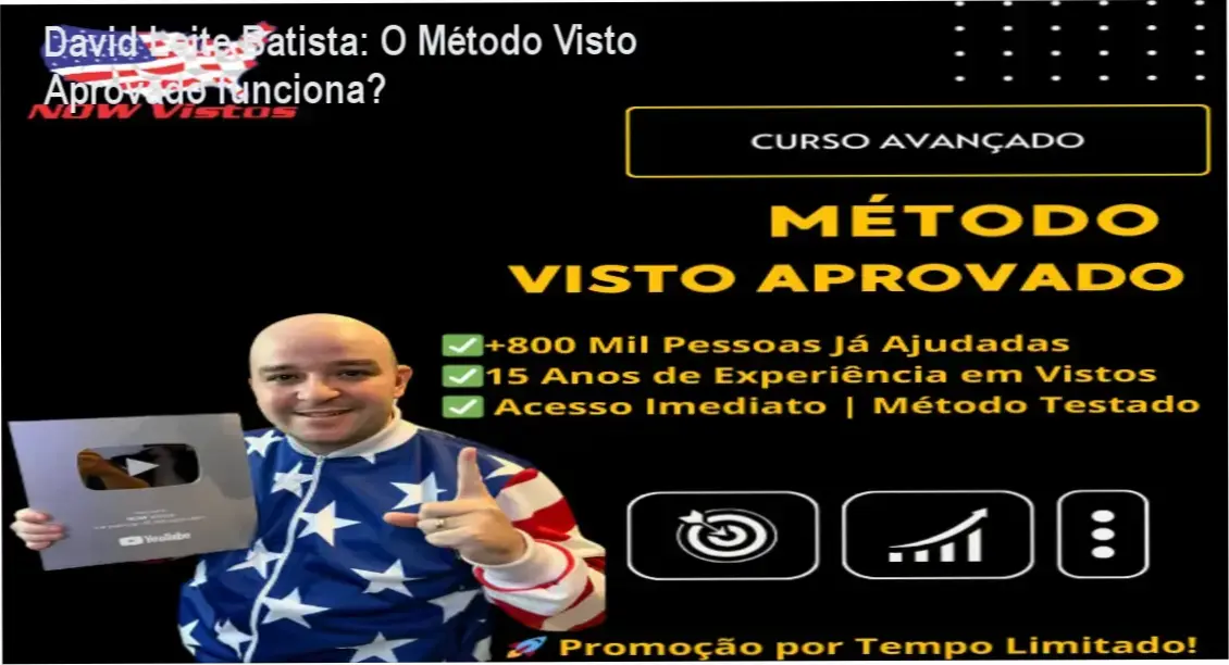 David Leite Batista - Método Visto Aprovado bastidores e funcionamento
