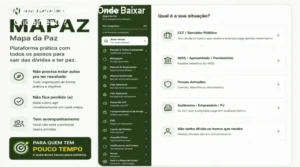Tela mostrando a página oficial de download da Mentoria Nadia Pace
