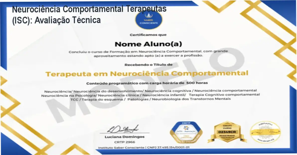 Neurociência Comportamental para Terapeutas do Instituto Saber Consciente: resultados na aplicação prática de terapia integrativa