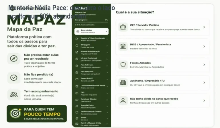 Mentoria Nádia Pace: descubra o lado oculto que 90% abandonam
