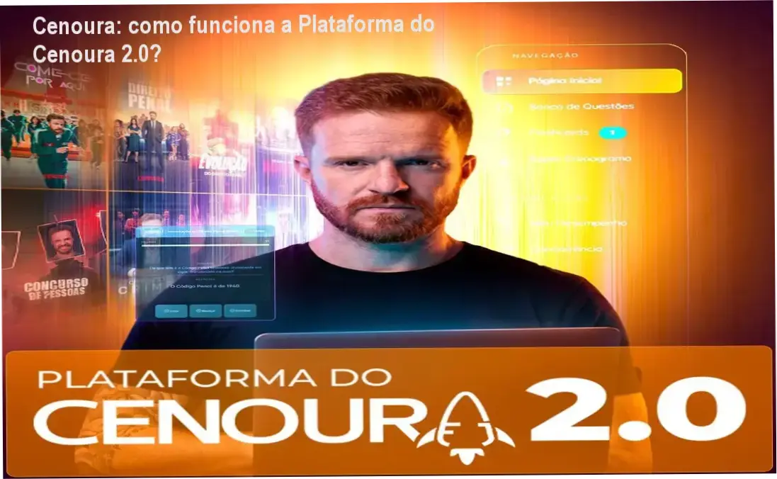 Plataforma do Cenoura 2.0 Cenoura bastidores funcionamento visão interna