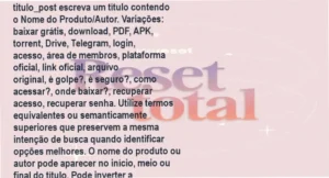 Reset Total Life Reset acesso gratuitoprograma de desenvolvimento pessoal com download gratuito