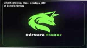 Imagem exclusiva: Bárbara Râmissa demonstra gráficos de liquidez institucional. Aprenda a ler market structure com SMC.