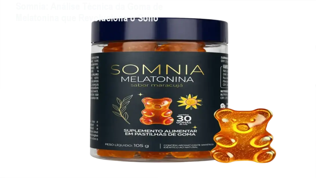 Somnia goma de melatonina maracujá: o segredo por trás do sono de qualidade