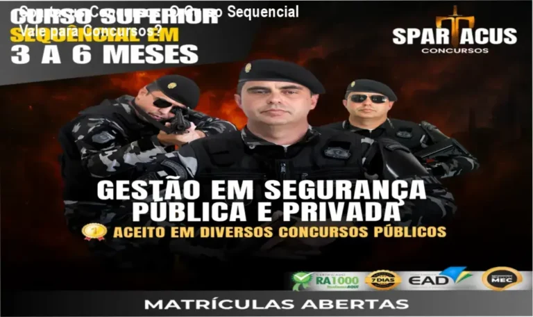 Spartacus Concursos: O Curso Sequencial Vale para Concursos?