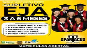 Supletivo EJA Spartacus Concursos bastidores e funcionamento interno da plataforma