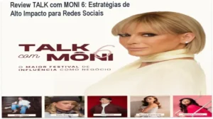 Môni liderando pauta no TALK com MONI 6 sobre monetização de influenciadores