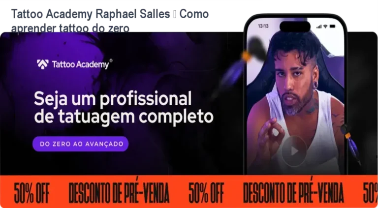 Tattoo Academy Raphael Salles – Como aprender tattoo do zero