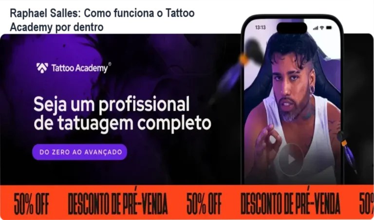Raphael Salles: Como funciona o Tattoo Academy por dentro