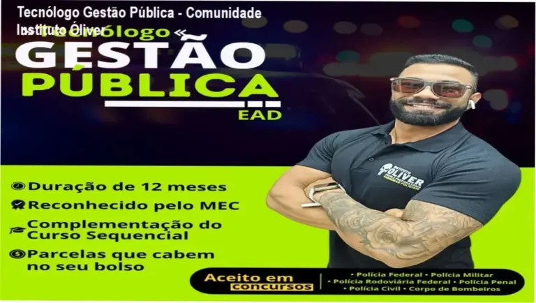 Tecnólogo Gestão Pública – Comunidade Instituto Óliver