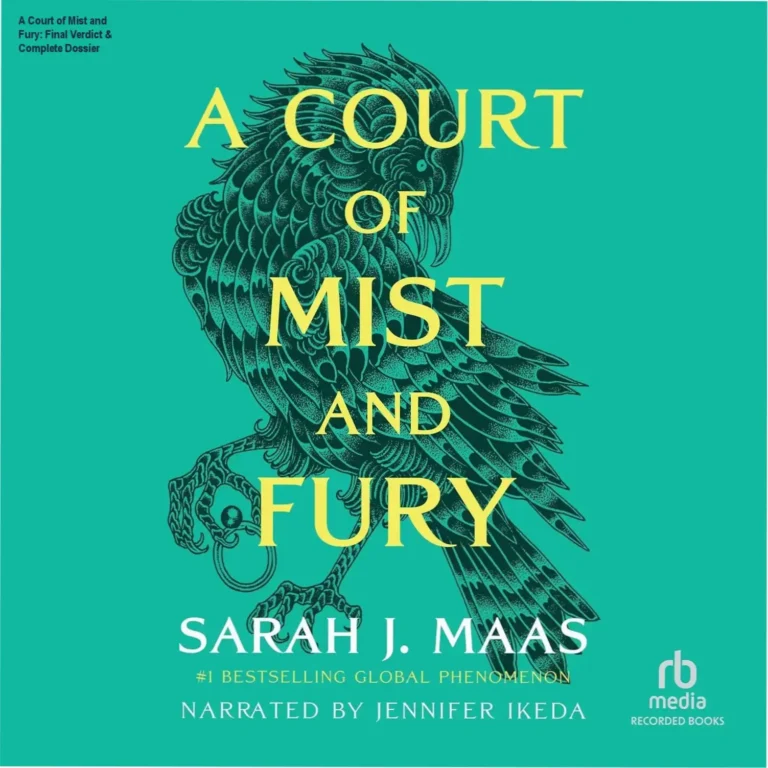 A Court of Mist and Fury book cover showcasing high fantasy romance elements