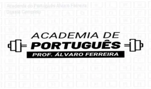 Interface de estudos e bastidores do curso Academia do Português de Álvaro Ferreira