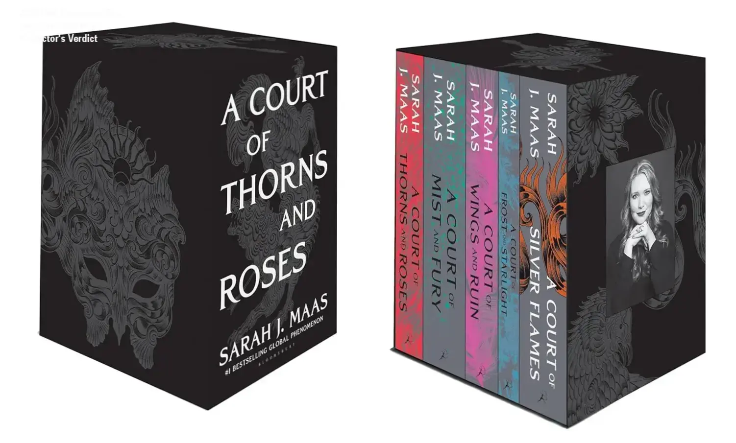 A Court of Thorns and Roses complete five-book hardcover box set by Sarah J. Maas