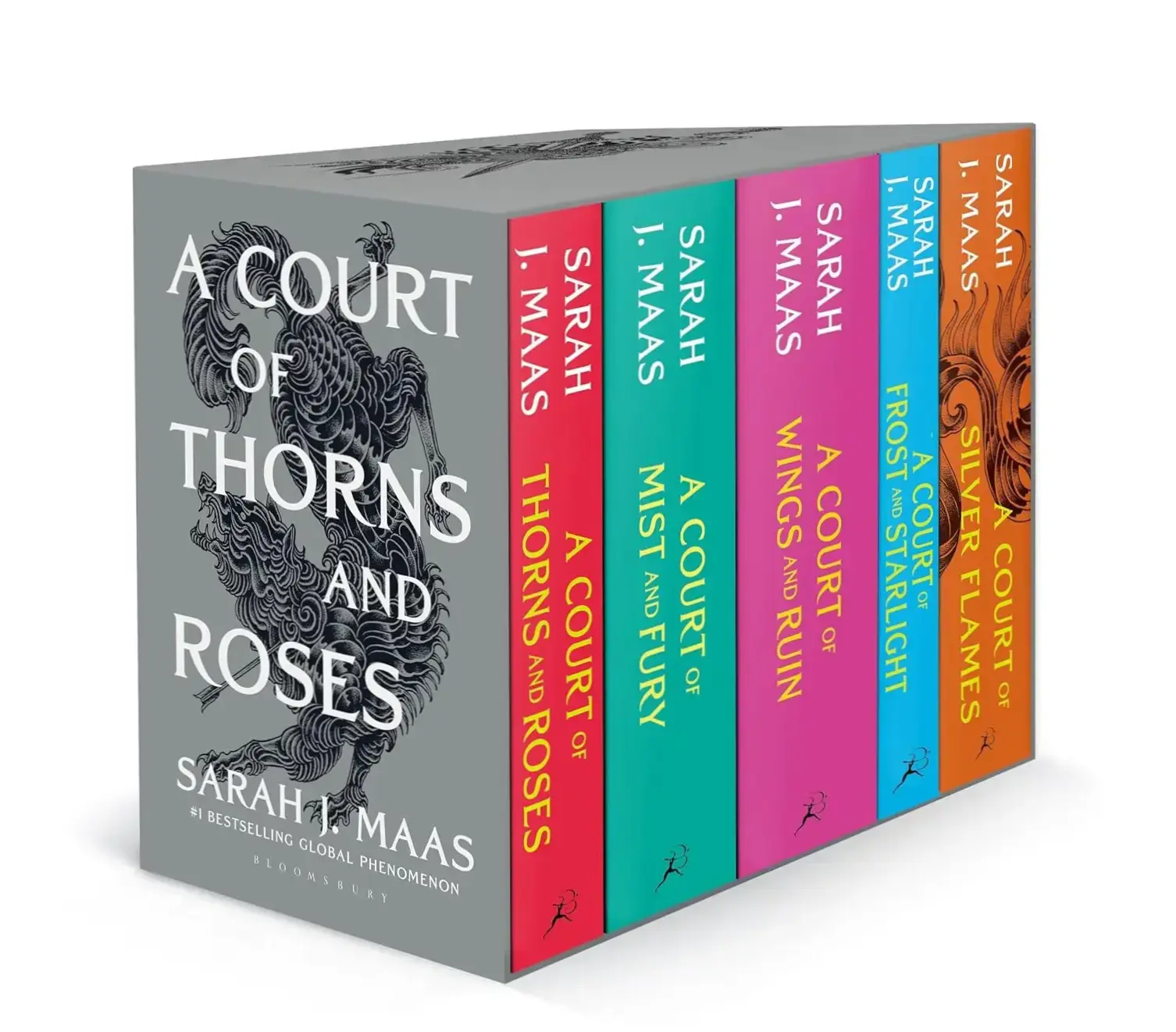 Complete A Court of Thorns and Roses 5-book paperback box set by Sarah J. Maas
