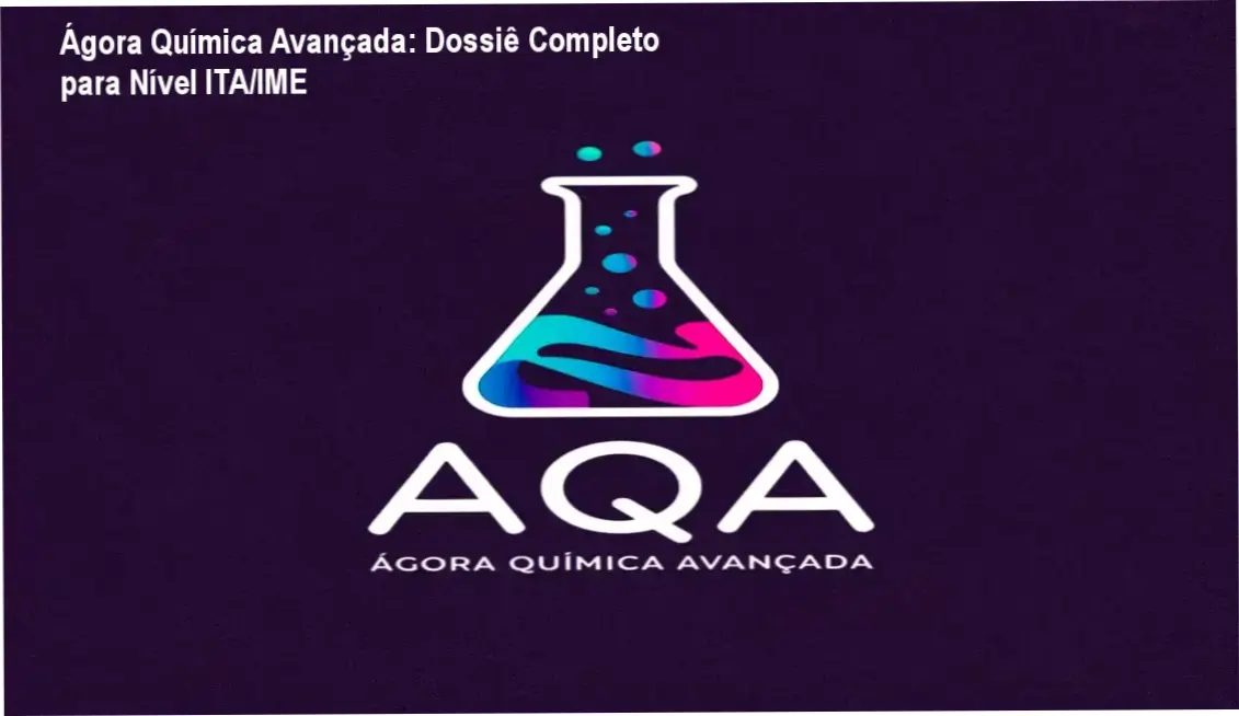 Material de estudo do curso Ágora Química Avançada focado em vestibulares militares de elite