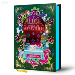 Edição de luxo de Alice no País das Maravilhas com capa dura e acabamento premium