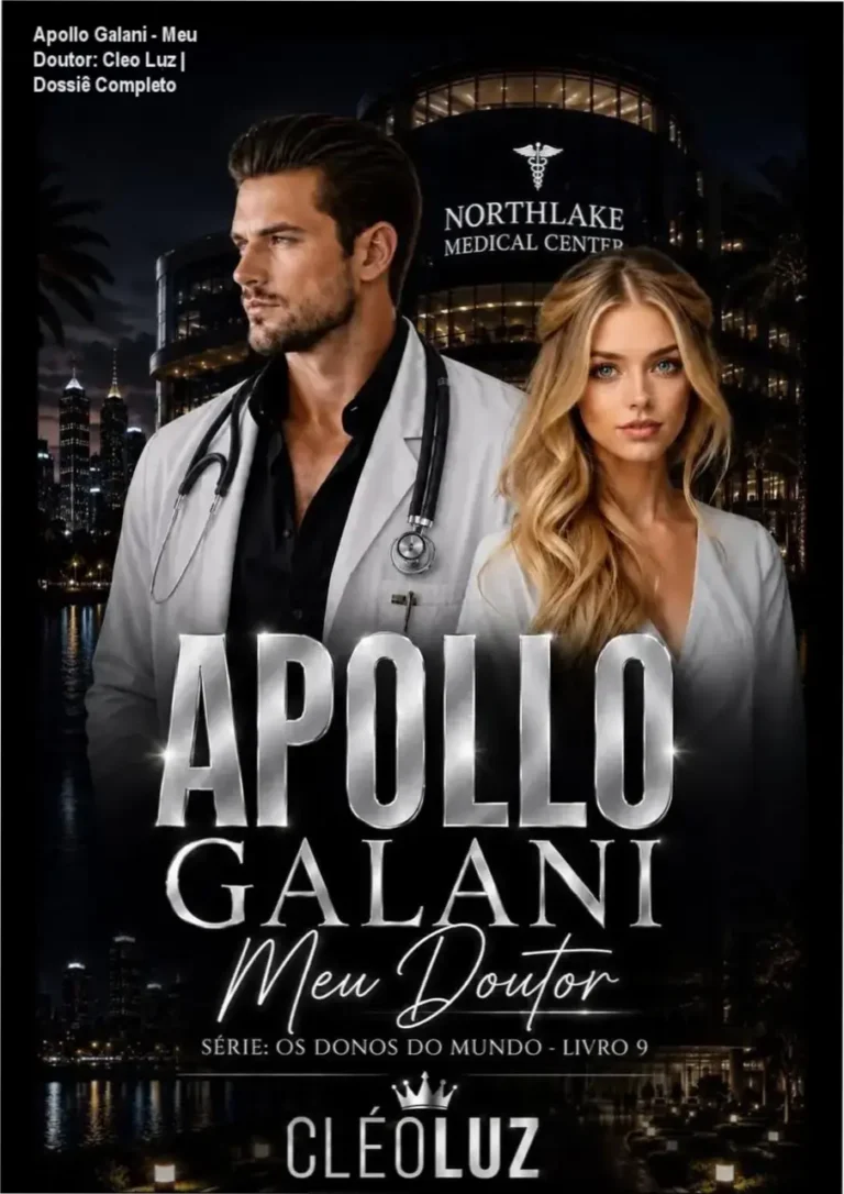 Capa do eBook Apollo Galani Meu Doutor de Cleo Luz evidenciando romance e proteção