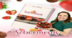 Apostila de Sobremesas Lucrativas da Chef Isis Alvarez: visão interna do material