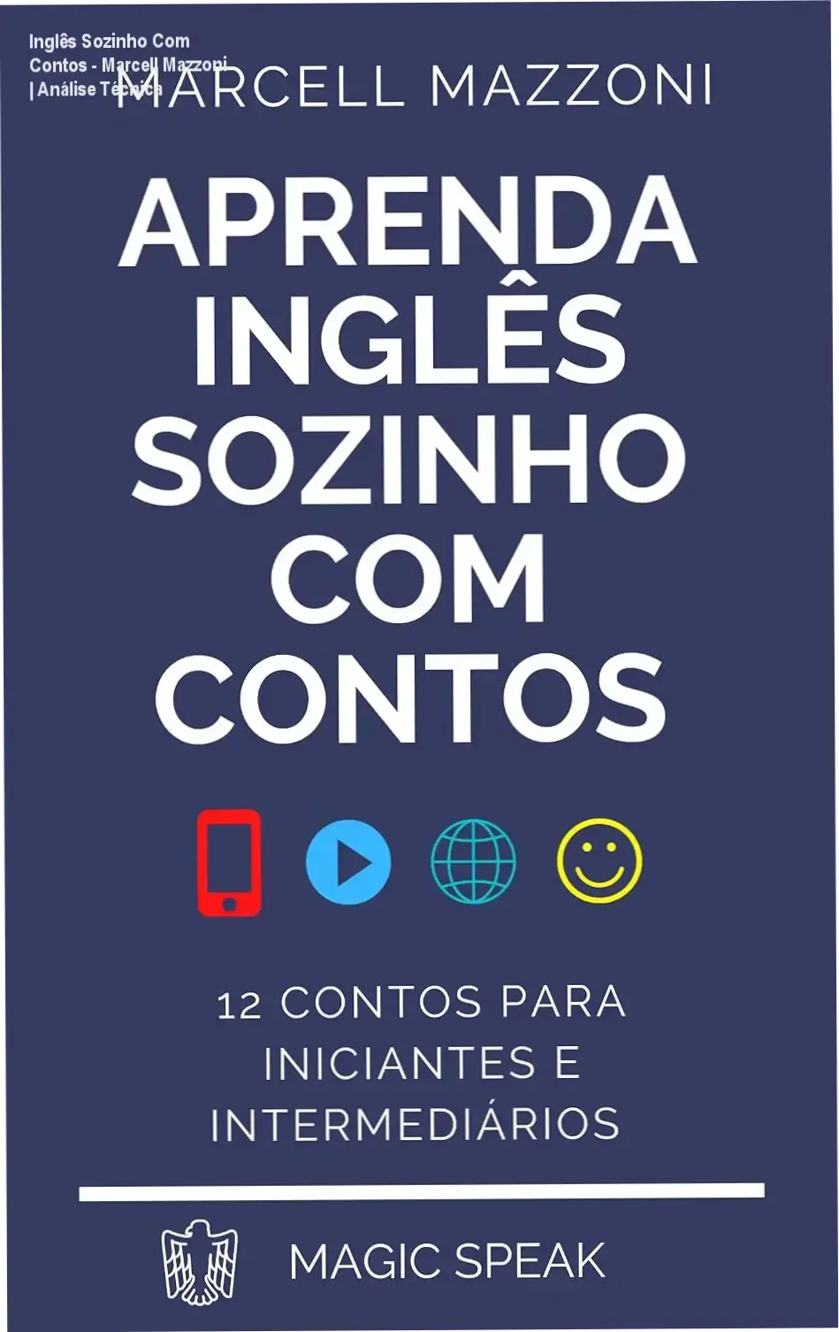 Capa do ebook Aprenda Inglês Sozinho Com Contos de Marcell Mazzoni