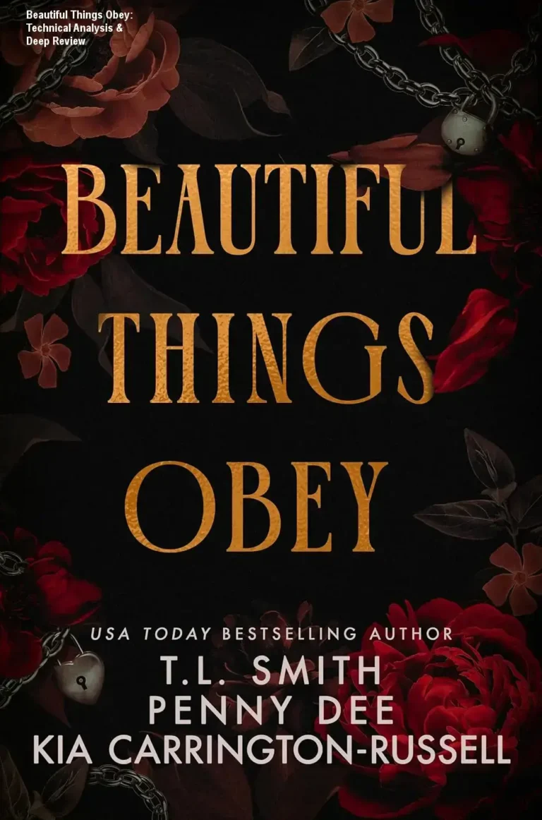 Book cover concept for Beautiful Things Obey by Penny Dee featuring dark romance aesthetics