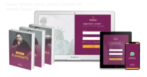 Representação visual do método de aprendizado de idiomas Beway 2.0 com foco em fluência e conversação