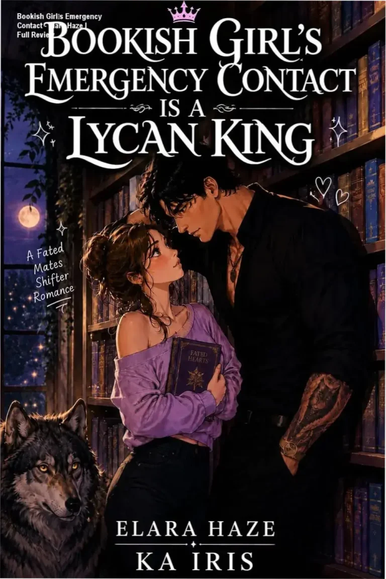 Ebook cover of Bookish Girl’s Emergency Contact Is a Lycan King featuring a possessive alpha and his mate