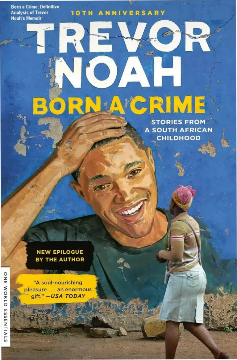 Cover of Born a Crime by Trevor Noah depicting his memoir about South Africa