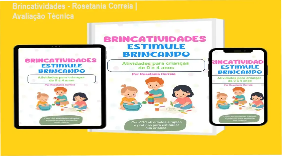 Capa do e-book Brincatividades com sugestões de atividades lúdicas para crianças de 0 a 4 anos