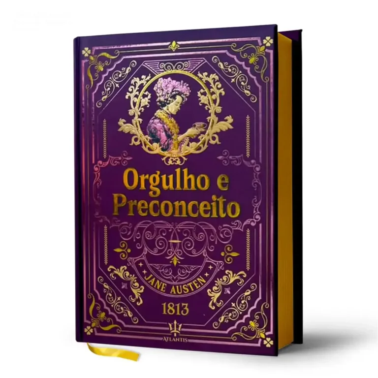 Capa dura luxuosa de Orgulho e Preconceito, edição de colecionador de Jane Austen