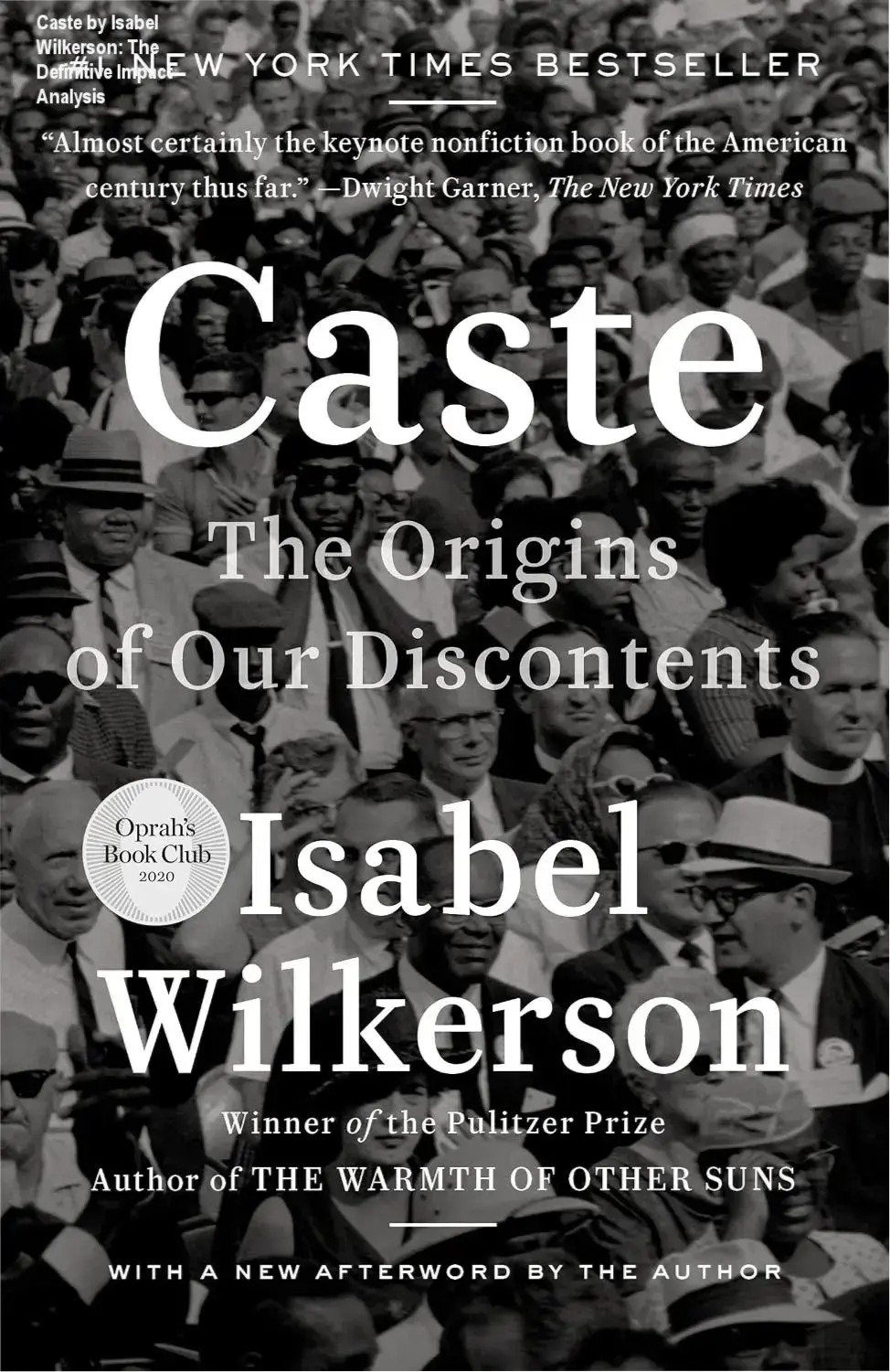 Digital edition of Caste: The Origins of Our Discontents by Isabel Wilkerson