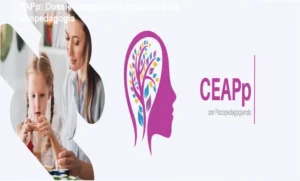 Interface de funcionamento da plataforma CEAPp com materiais de psicopedagogia e neuropsicopedagogia