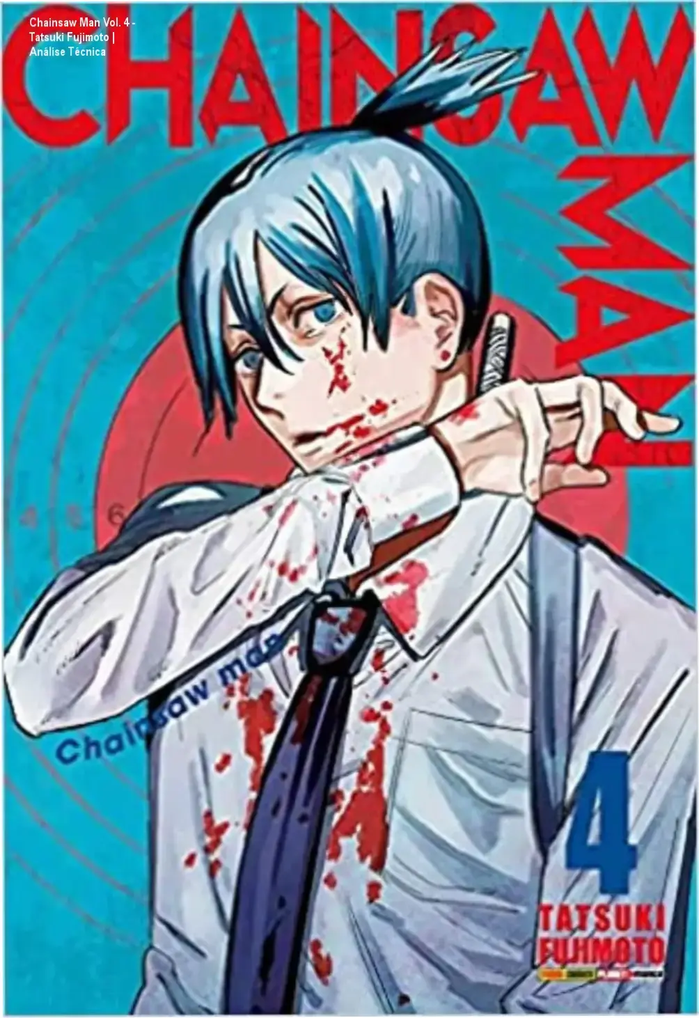 Capa do mangá Chainsaw Man volume 4 edição em português de Tatsuki Fujimoto