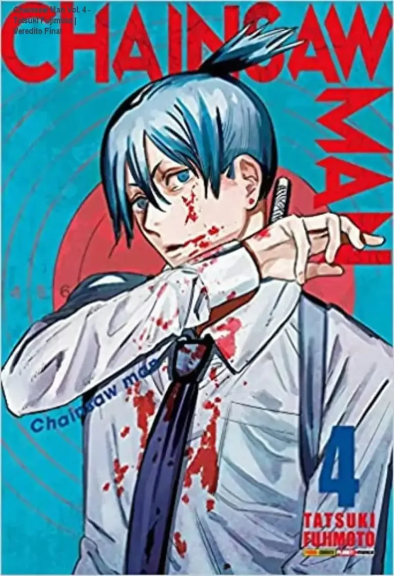 Capa do mangá Chainsaw Man volume 4 edição em português de Tatsuki Fujimoto