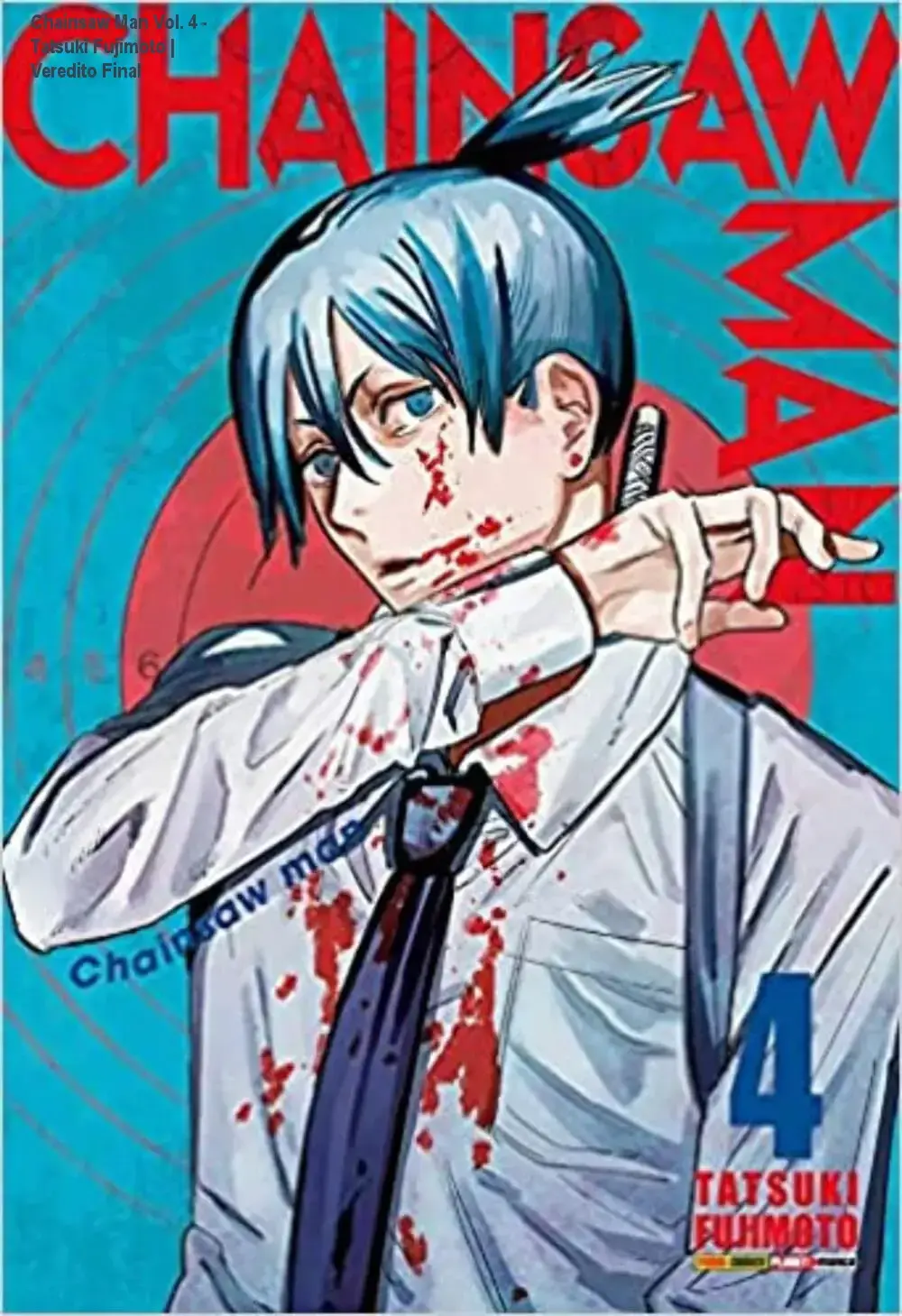 Capa do mangá Chainsaw Man volume 4 edição em português de Tatsuki Fujimoto