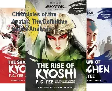 Digital edition of the Chronicles of the Avatar book series showcasing Kyoshi's journey