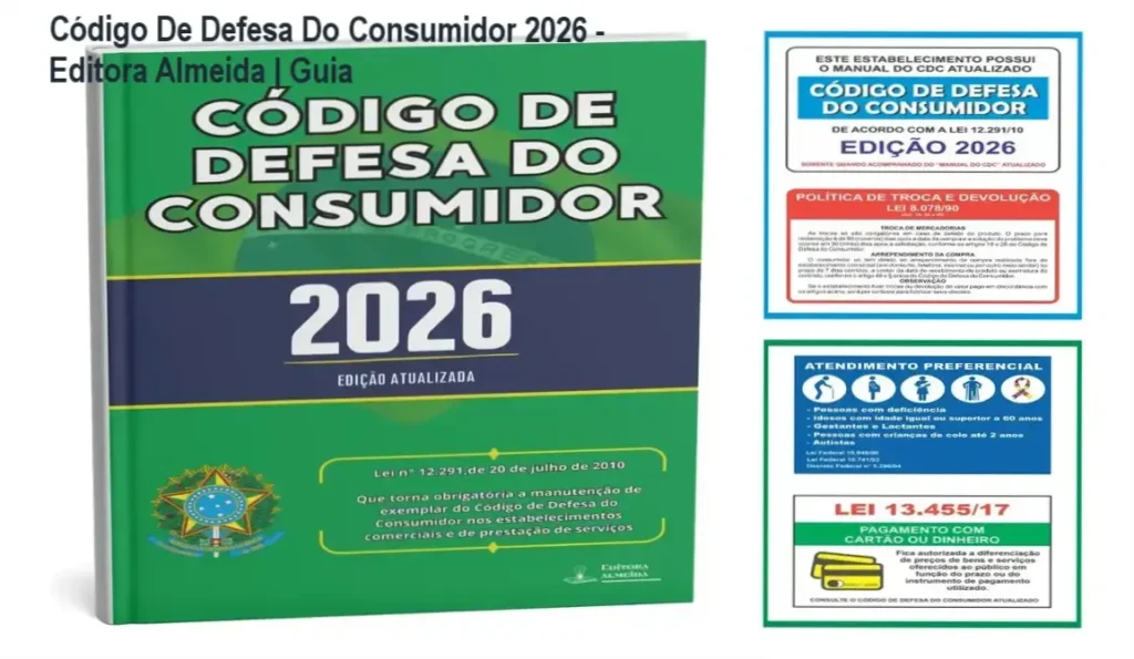 Código De Defesa Do Consumidor 2026 – Editora Almeida | Guia