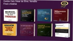 Capa da coleção de 8 ebooks de Caio César da Silva sobre relacionamentos