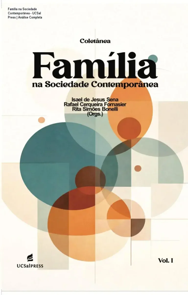 Capa do livro Coletânea Família na Sociedade Contemporânea editada pela UCSal Press