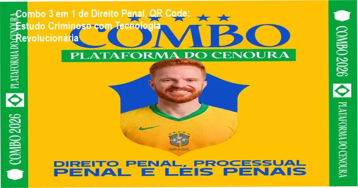 Livro interativo com QR Code do Método QR para Direito Penal e Processo Penal, mostrando técnica inovadora em tecnologia educacional