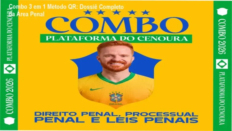 Combo 3 em 1 Método QR: Dossiê Completo da Área Penal