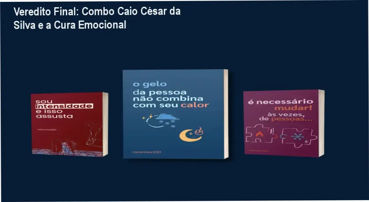Capa dos eBooks de Caio César da Silva sobre intensidade e superação de relacionamentos frios
